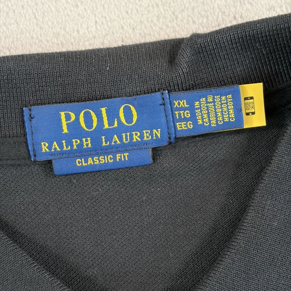 Polo Ralph Lauren Classic Fit Big Pony Polo Shirt Multi ColorBlock Men 2XL NWT